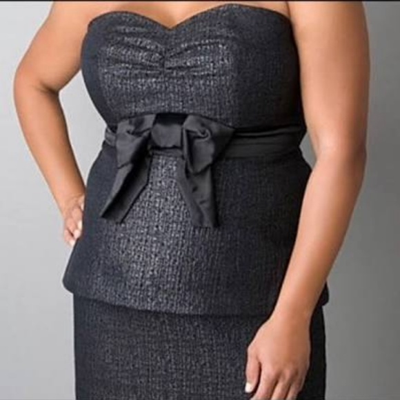 Lane Bryant Tops - Lane Bryant Boustier with Satin Bow